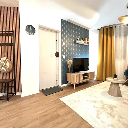 Daire Le Verdun - Elegant Fully-equipped One-bedroom Bergerac
