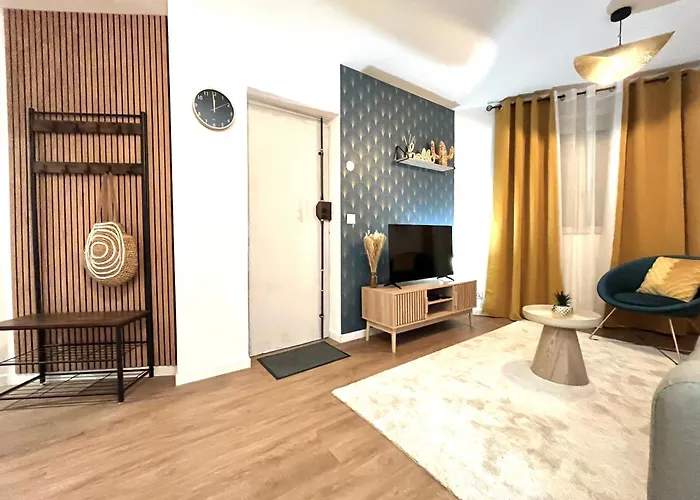 Daire Le Verdun - Elegant Fully-equipped One-bedroom Bergerac